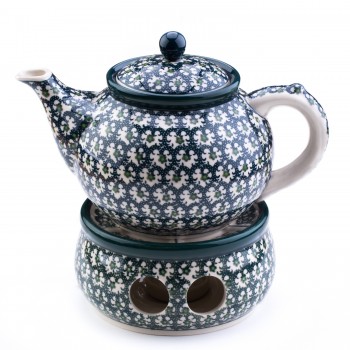 Teapot 1,2 l. + Heater 13 cm.