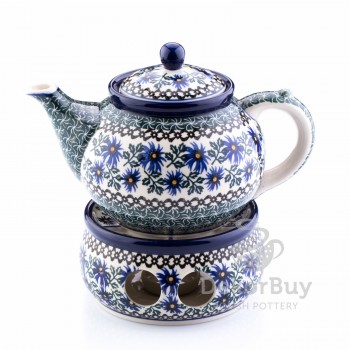 Teapot 1,2 l. + Heater 13 cm.