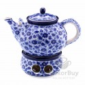 Teapot 1,8 l. + Heater 15 cm.