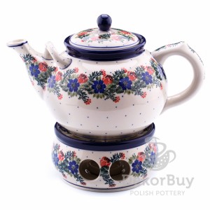 Teapot 1,8 l. + Heater 15 cm.